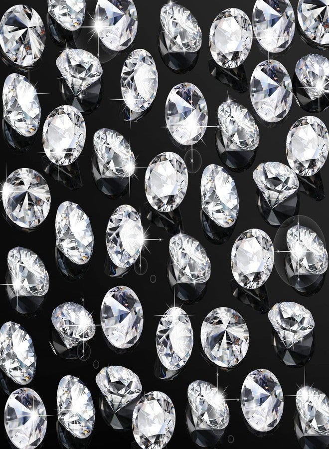 Mtlee 400 Pcs 0.8 Inch 20mm Clear Fake Diamonds Wedding Table Diamond Decor Scattering Crystal Diamonds for Decoration Vase Filler Jewelry for Wedding Anniversary Engagement Bridal Shower Party Decors - Image 1